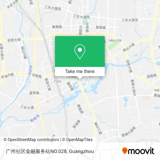 广州社区金融服务站NO.028 map