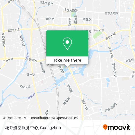 花都航空服务中心 map