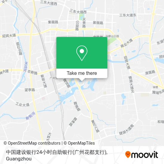 中国建设银行24小时自助银行(广州花都支行) map