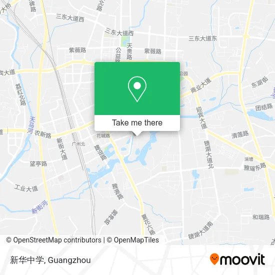 新华中学 map