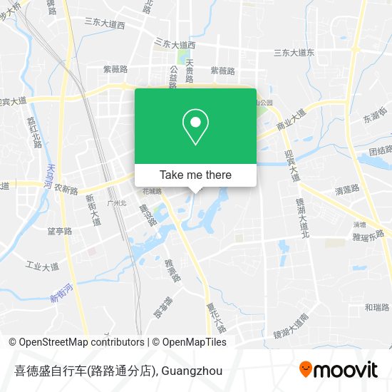 喜德盛自行车(路路通分店) map