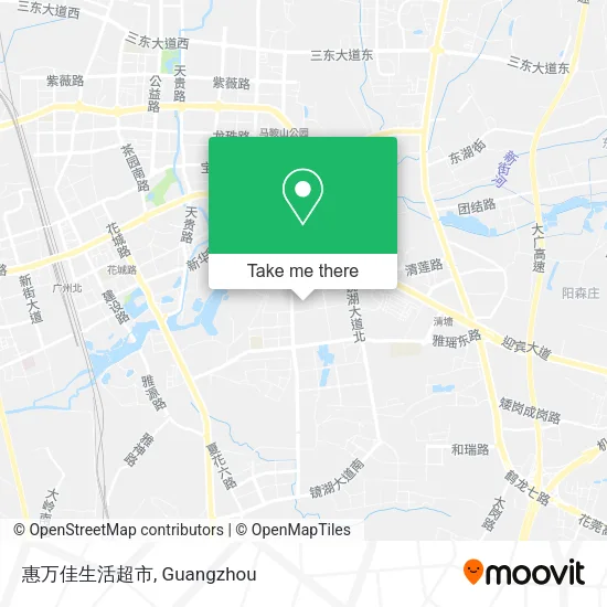 惠万佳生活超市 map