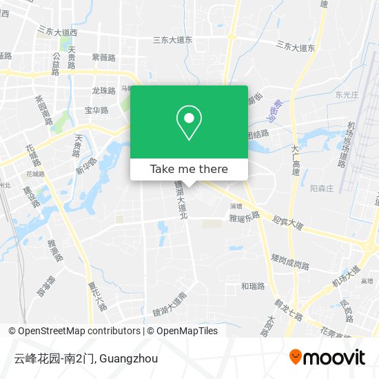 云峰花园-南2门 map