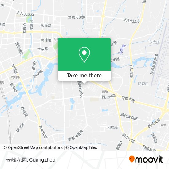 云峰花园 map