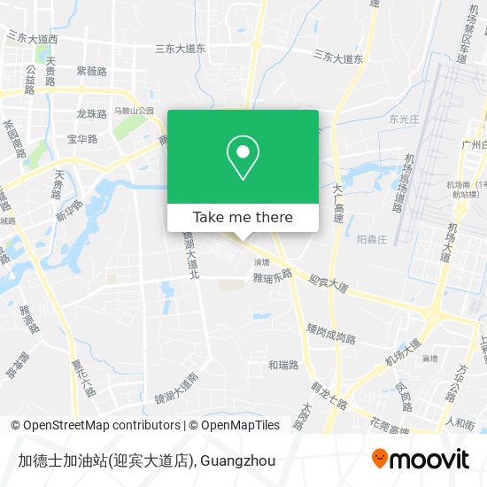 加德士加油站(迎宾大道店) map