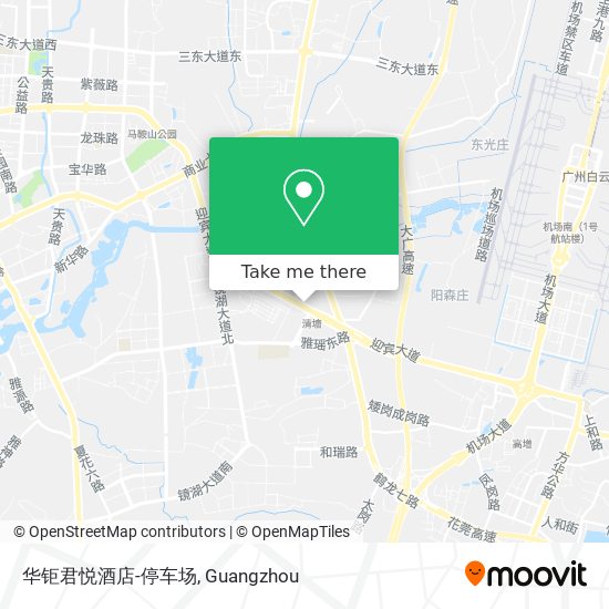 华钜君悦酒店-停车场 map
