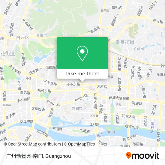 广州动物园-南门 map