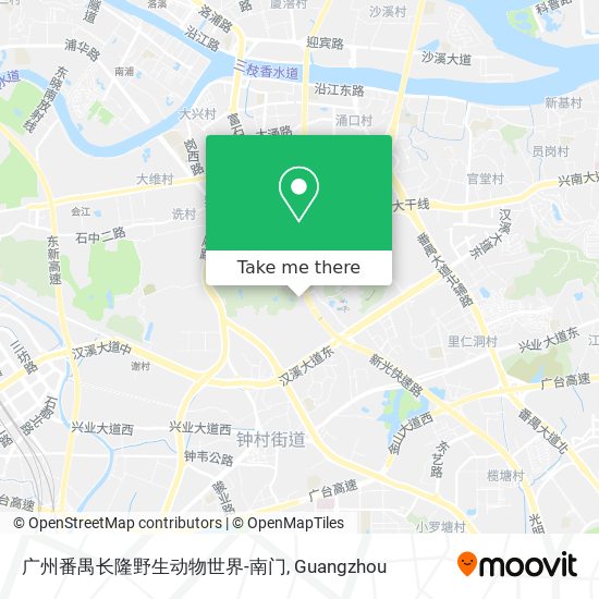 广州番禺长隆野生动物世界-南门 map