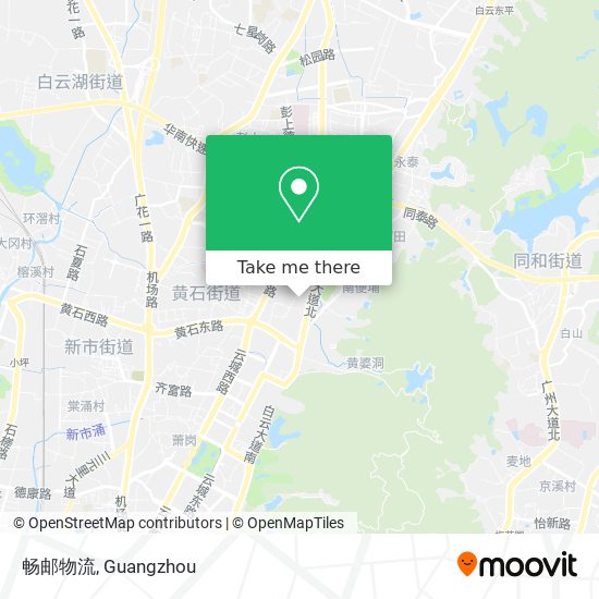 畅邮物流 map
