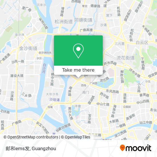 邮和ems发 map