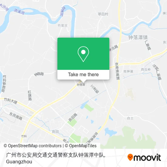 广州市公安局交通交通警察支队钟落潭中队 map