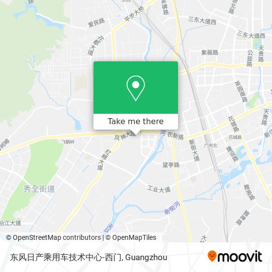 东风日产乘用车技术中心-西门 map