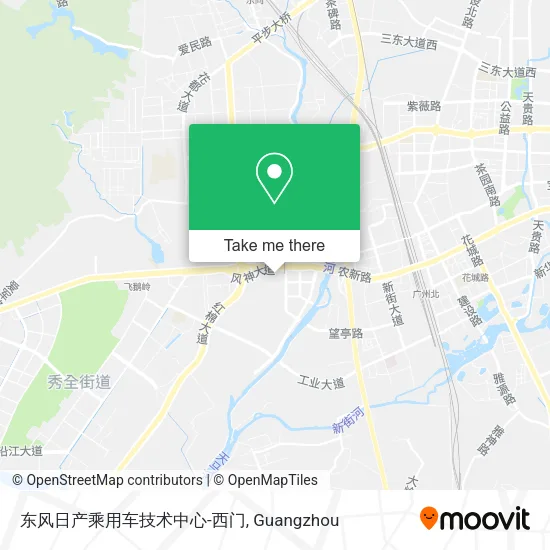 东风日产乘用车技术中心-西门 map