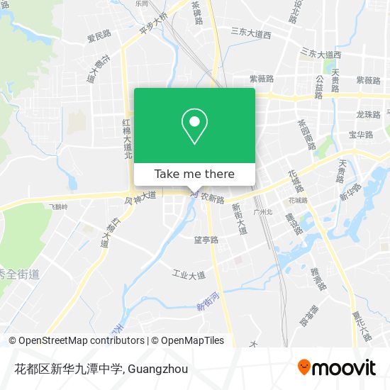 花都区新华九潭中学 map