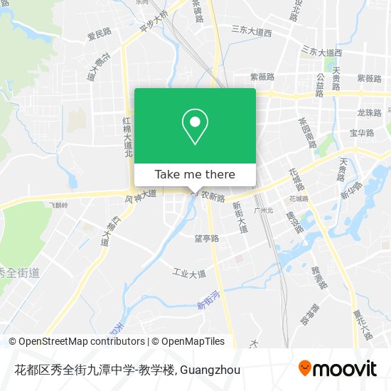 花都区秀全街九潭中学-教学楼 map