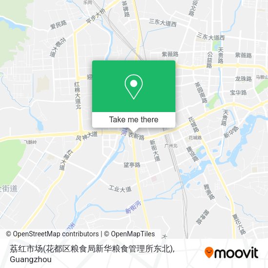 荔红市场(花都区粮食局新华粮食管理所东北) map