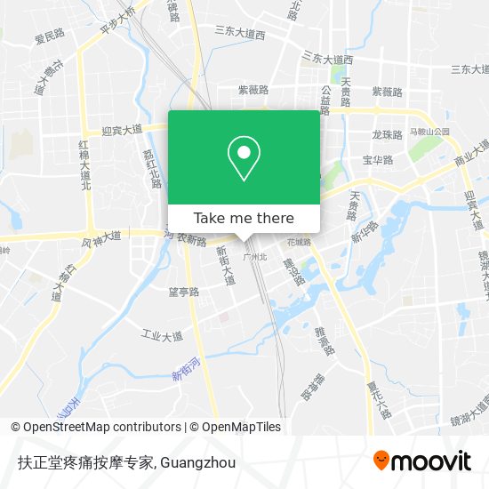 扶正堂疼痛按摩专家 map