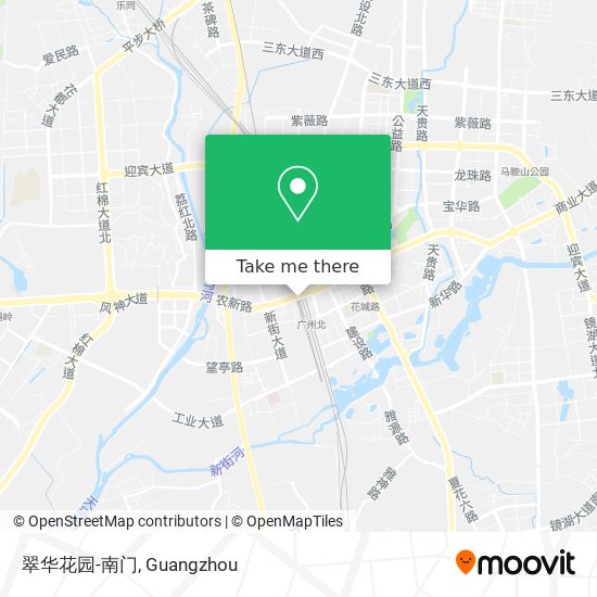翠华花园-南门 map