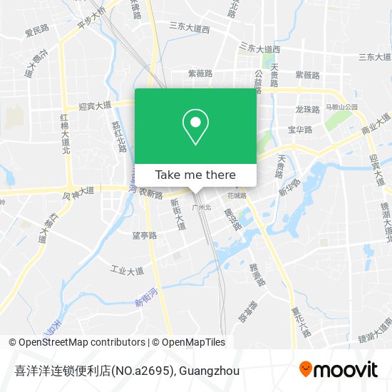 喜洋洋连锁便利店(NO.a2695) map