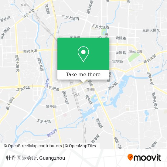 牡丹国际会所 map