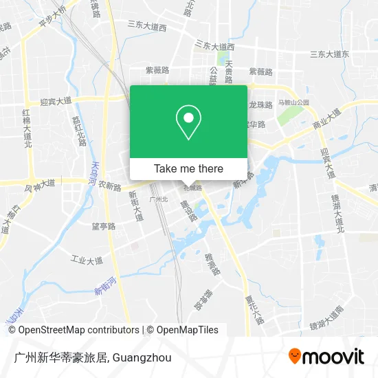 广州新华蒂豪旅居 map