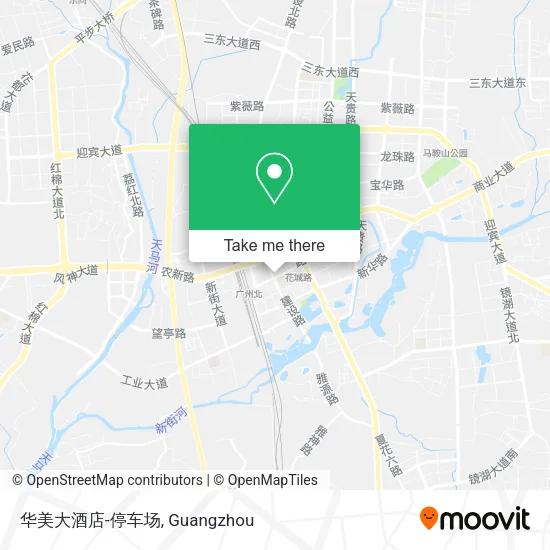 华美大酒店-停车场 map