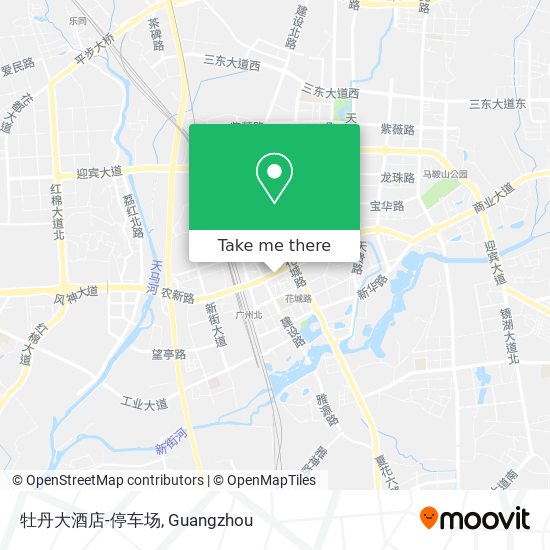 牡丹大酒店-停车场 map