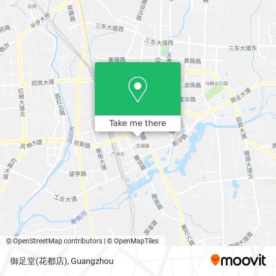 御足堂(花都店) map