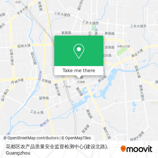 花都区农产品质量安全监督检测中心(建设北路) map