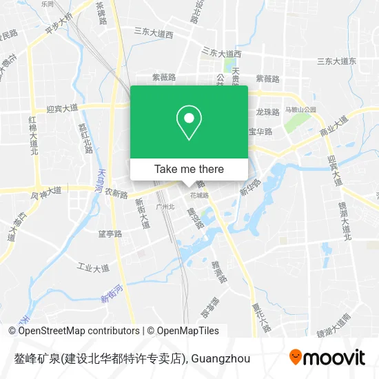 鳌峰矿泉(建设北华都特许专卖店) map