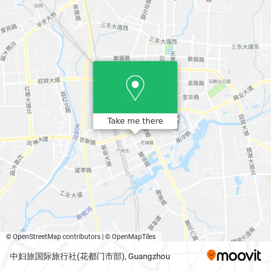 中妇旅国际旅行社(花都门市部) map