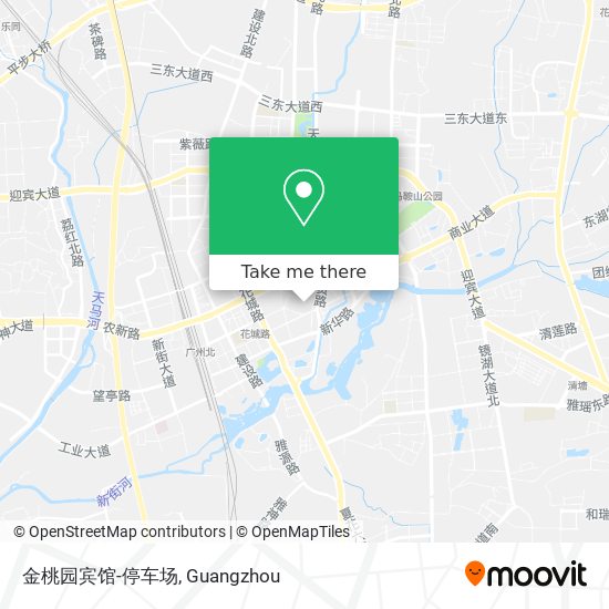 金桃园宾馆-停车场 map
