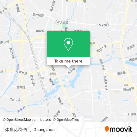 体育花园-西门 map