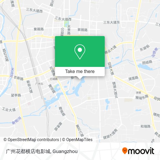 广州花都横店电影城 map