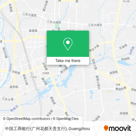 中国工商银行(广州花都天贵支行) map