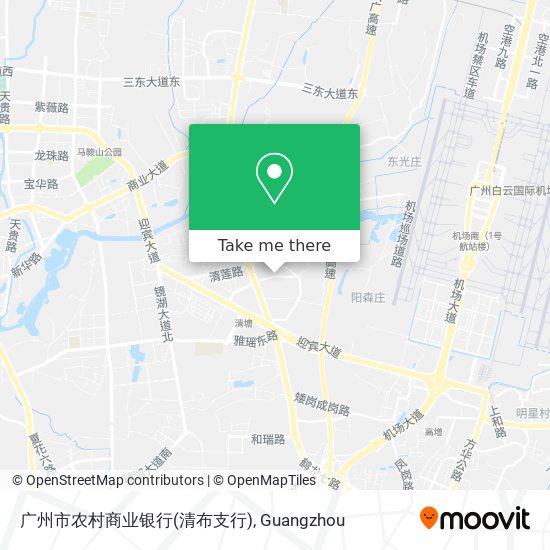 广州市农村商业银行(清布支行) map