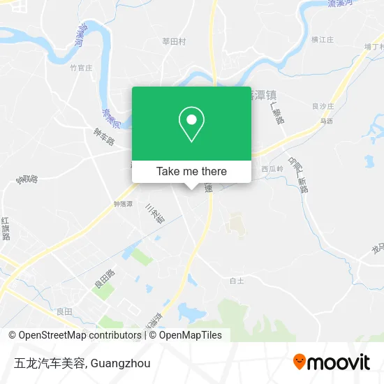 五龙汽车美容 map