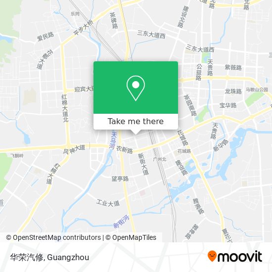 华荣汽修 map