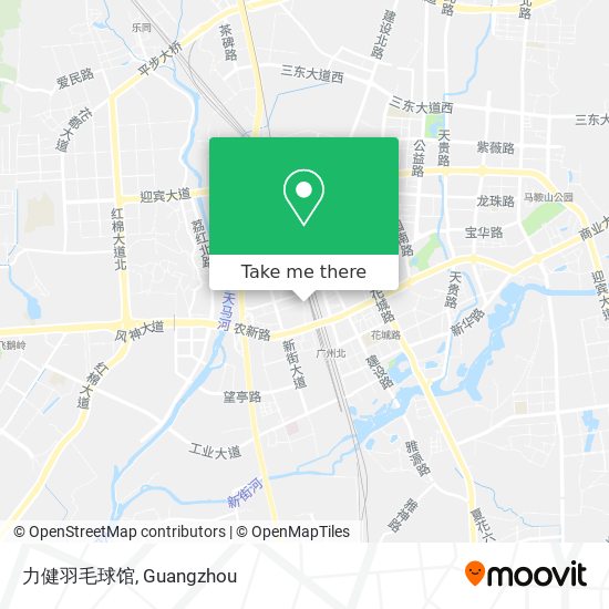 力健羽毛球馆 map