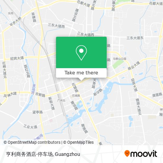 亨利商务酒店-停车场 map
