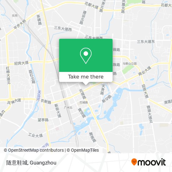 随意鞋城 map