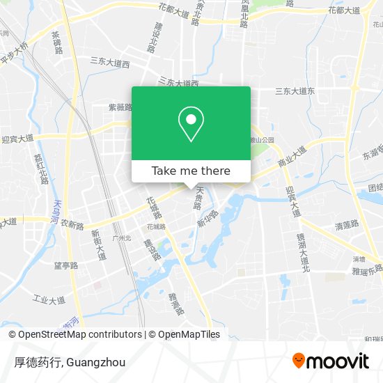 厚德药行 map