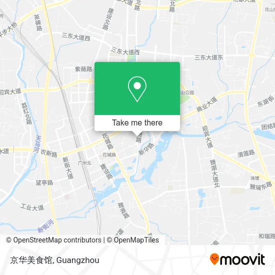 京华美食馆 map