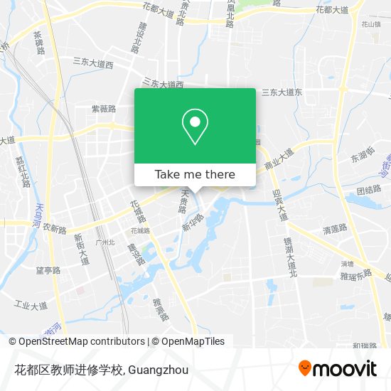 花都区教师进修学校 map