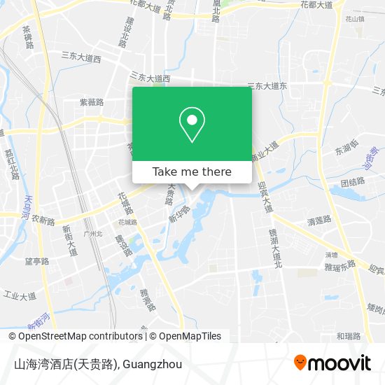 山海湾酒店(天贵路) map