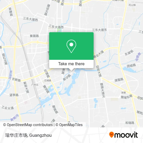 瑞华庄市场 map