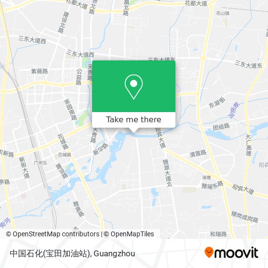 中国石化(宝田加油站) map