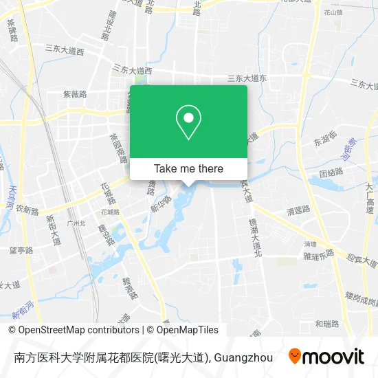 南方医科大学附属花都医院(曙光大道) map