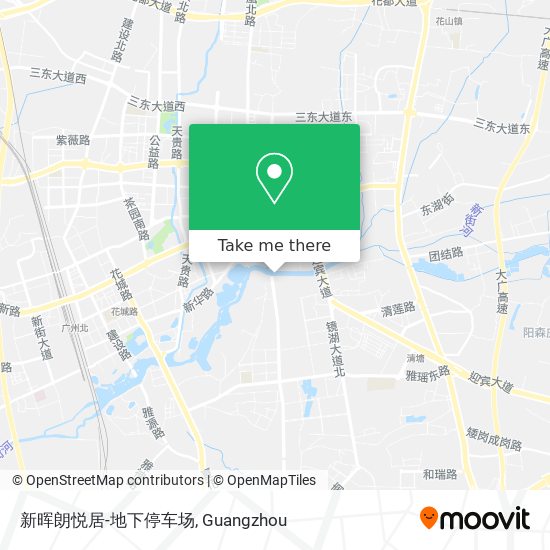 新晖朗悦居-地下停车场 map