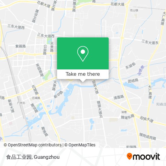 食品工业园 map
